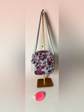 Vera Bradley Vineyard Floral Mini + Bag charm